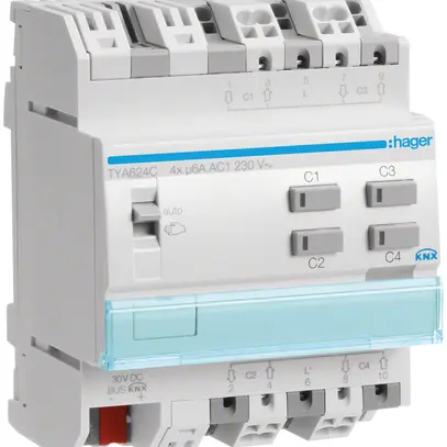 Actionneur AMD pour jalousie KNX 230V quadruple 