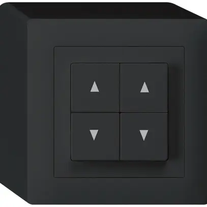 Interrupteur pour stores AP kallysto noir avec 4 touches 