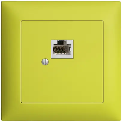 Scatola INC 1×RJ45/s 8P EDIZIOdue lemon R&M swissline 