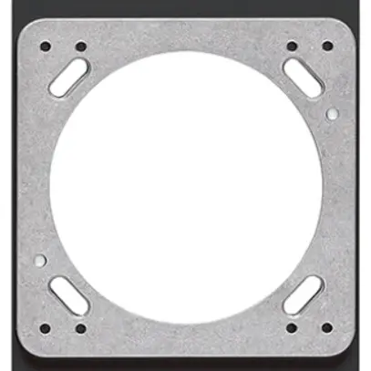 Placca di montaggio INC robusto 3×1 nero 