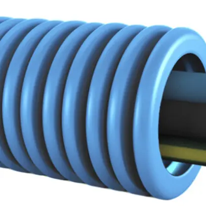 Tubo d'installazione precablato KRFWG PM M20 blu H07V-U 3×1.5mm² bl/ne/ve-gi 