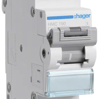 Disjoncteur Hager MCB 1P 400V type C 100A Icn 15kA 1.5UM 
