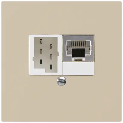 UP-Dose kallysto 1×RJ45s+1×TT83 beige 