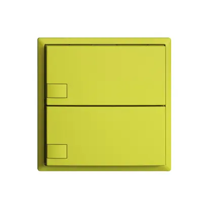 Pulsante INC KNX 2×EDIZIOdue lemon RGB senza LED 