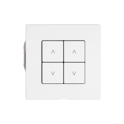 Interruttore tapparelle EDIZIO.liv Wiser SNAPFIX® 2 canali 4 tasti WLAN bi 
