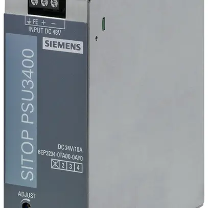 Stromversorgung Siemens SITOP, IN: 48VDC, OUT: 24VDC/10A 