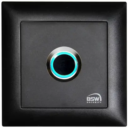 Tasto IR INC BSW EDIZIOdue, nero, 12/24VDC, LED bl/ve 