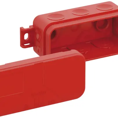 Scatola di derivazione AP 2K-Mini AB SB-L 89×43×38mm, rosso 