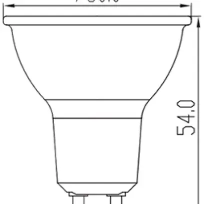 Lampada LED Sylvania Superia Retro GU10 6W 750lm 940 PAR16 36° Ø50×54mm 