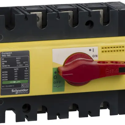 Interrupteur de charge INC Schneider Electric NS-I 160 3L jaune/rouge 