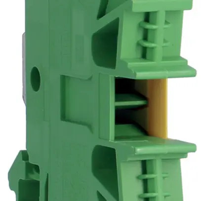 Morsetto di passaggio Hager 10mm², PE, ad innesto, chiuso 