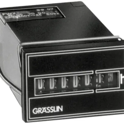 Contatore ore di servizio Grässlin Taxxo 612 
