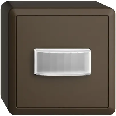 Détecteur de mouvement AP EDIZIOdue FX pirios 180 R eco 1 canal, coffee 