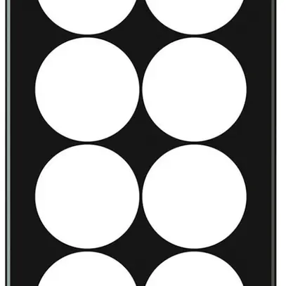 UP-Kopfzeile origin 4×2 vertikal 152×272mm schwarz 