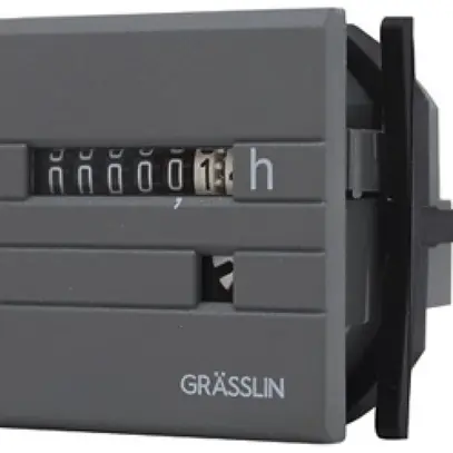 Contatore ore di servizio INS Elbro taxxo 112, 18…46V, 50Hz, grigio 