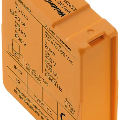 Parafoudre de rechange Weidmüller VPU AC II 0 75/50 