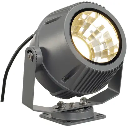 Projecteur LED SLV FLAC BEAM, 27W 1800lm 3000K IP65 gris 