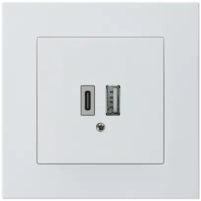 Presa di carica USB INC kallysto.pro 18W PD 1×tipo A 1×tipo C bianco 