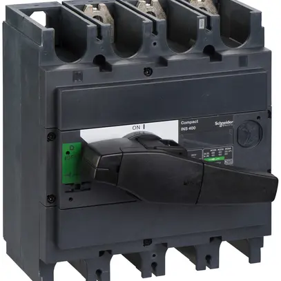 Interupteur de charge Schneider Electric INS 3L 400A avec poignée rotative noir 