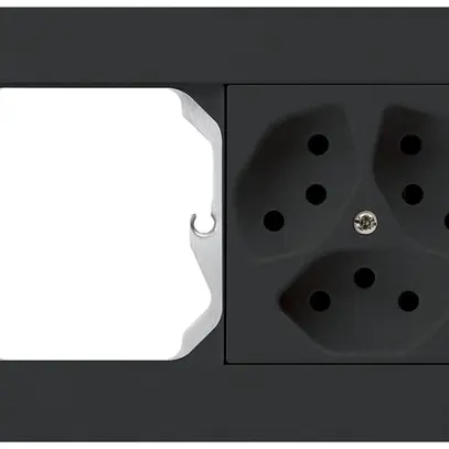 Combinazione INC kallysto.trend grd.I-I horizontale vuoto+3×tipo 13 nero 