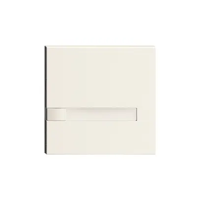 Tasto 1/1 KNX/elettronico senza LED+cart. EDIZIOdue comando 1×bianco 