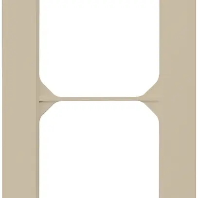 Cadre de recouvrement ENC kallysto.pro 2×1 beige 94×154mm 