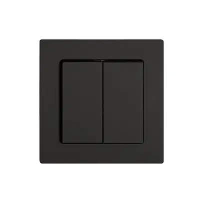 Interruttore/contatto a pulsante EDIZIO.liv SNAPFIX® apertura-chiu.+inv.3/1L ne 