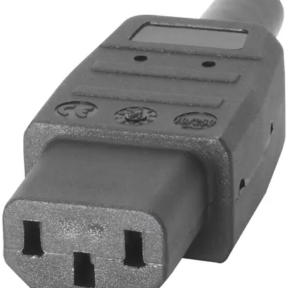 Presa d'apparecchi nero T113 C13 diritta nero 