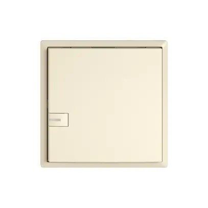 Pulsante KNX RGB EDIZIO.liv SNAPFIX® sensore temp.RGB-LED 1× com.1T cr 