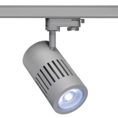Lampada LED SLV STRUCTEC TRACK 24W 2750lm 4000K 60° adattatore 3-fasi grigio 