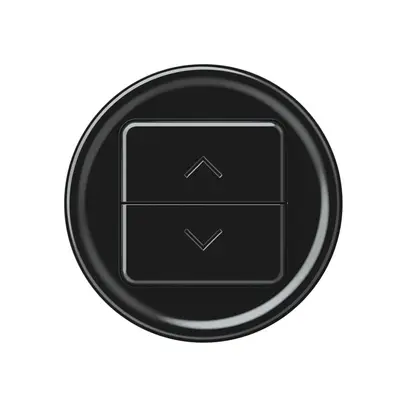 Pulsante tapparelle origin 1P 2×tasti Ø60mm nero 