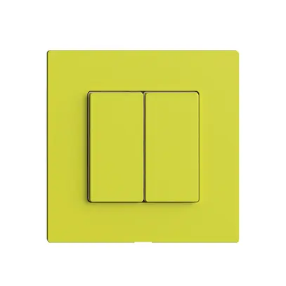 Interruttore 2K/2T Edue Wiser lemon 