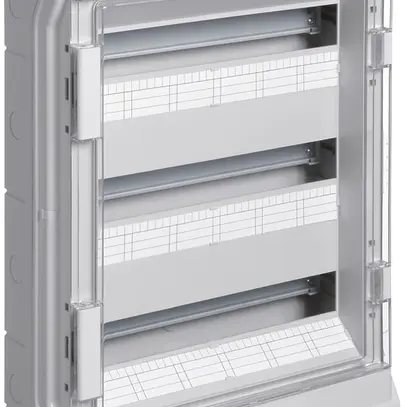 Distributore AP Hager vector 3-file 54UM IP54/IP65 418×602×151mm 