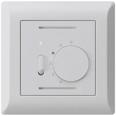 Thermostate d'ambiance ENC kallysto.line gris clair avec interrupteur 