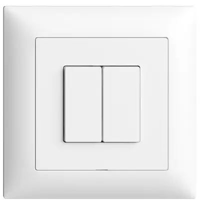 Interruttore INC 2K/2T Edue Wiser bianco 