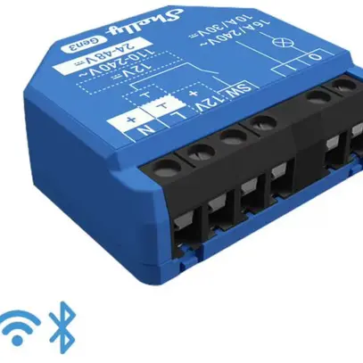 Shelly 1 Gen3 Attuatore WLAN, 16 A, Bluetooth 
