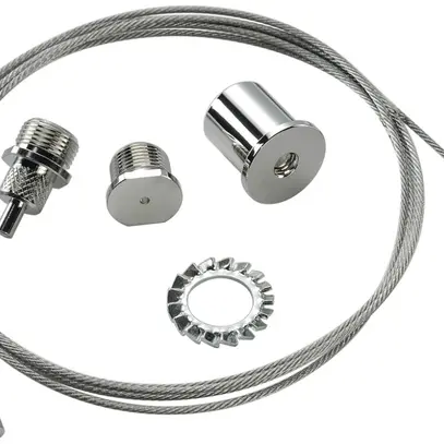 Suspension de câble SLV EUTRAC, 1.5m chromé 