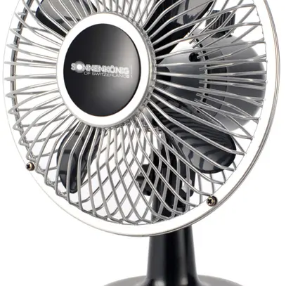 Ventilateur de table Retro Fan, 2.5W USB 380g 50m³/h 15×19.5×13cm noir 