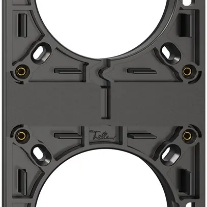 Intestazione NUP Feller NEVO, 1×2, per apparecchi N.CO, nero 