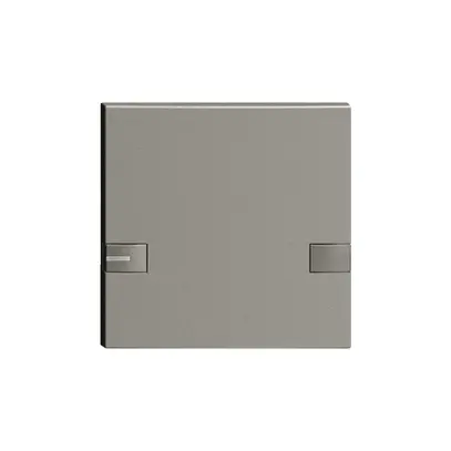 Touche 1/1 KNX/électron.a.LED EDIZIOdue commande à 2-touches gris foncé 