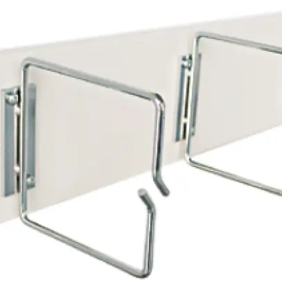 Panneau guide-câbles ELBRO 19", tôle d'acier, 2 UH, blanc 