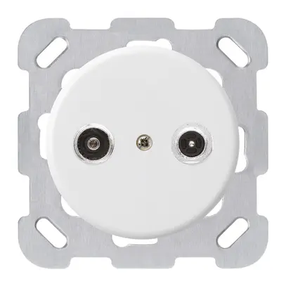 Presa di passaggio INC basico TV-R 23dB bianco 