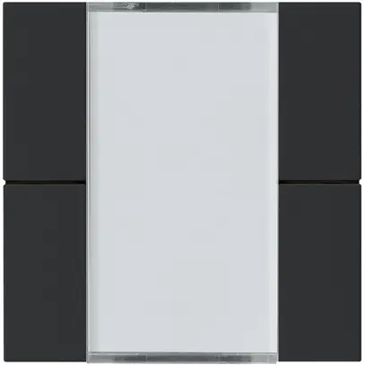 Kit frontale Hager kallysto 4×KNX systemlink/easylink nero 