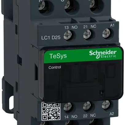 Contattore Schneider Electric LC1D25P7 230V 50/60Hz 1Ch+1cont.25A TeSys 