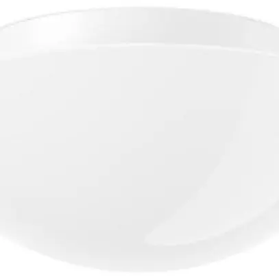 Luminaire apparent RZB FLAT BASIC E27 1×60W IP43 Ø250×106mm blanc 