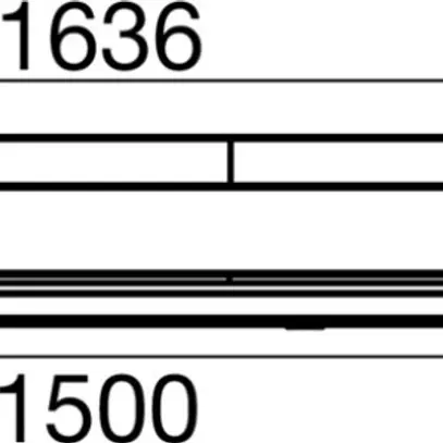 Inserto luminoso LED SLV Easylight MB 75W 13500lm 830/840/865 DALI 1500mm nero 