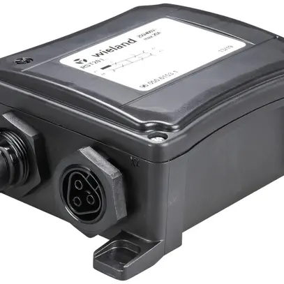 Scatola di distribuzione Wieland 5L nero 