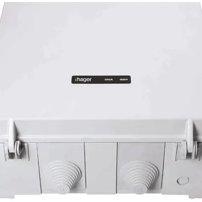Hausanschlusskasten weber.hsa250 250A ein Schrauben ab Briden AEHSA 2×EFZ ab EF 