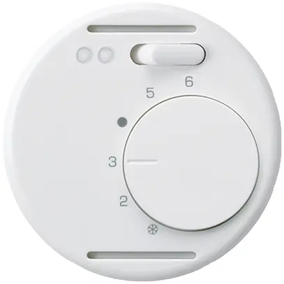Inserto per termostato ambiente INC basico bianco per riscaldamento pavimento 