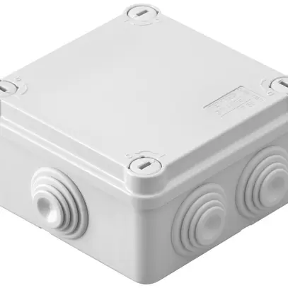 Scatola di derivazione AP GEWISS 120×120×58 coper.sgan.rap.IP55 TFI960°C grigio 